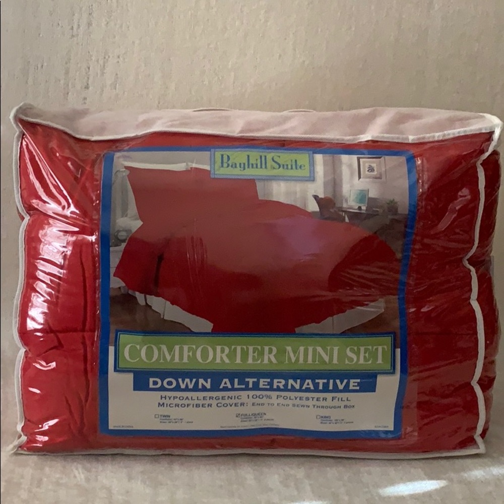 Red Comforter Mini Set